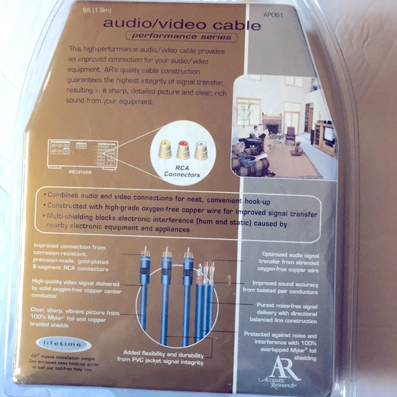 NEW RCA Audio Video Cable - Picture 2 of 4